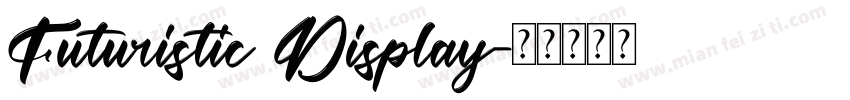 Futuristic Display字体转换